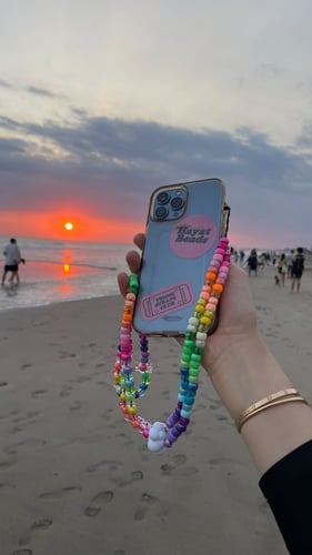 Candy crush long strap (بالإسم)