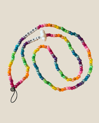 Candy crush long strap (بالإسم)