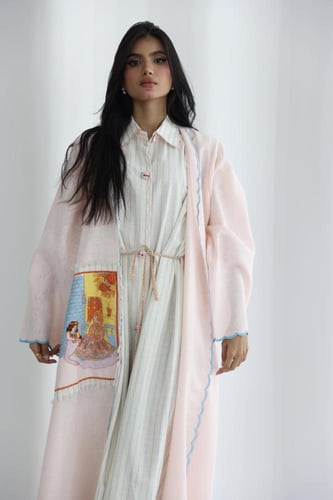 فستان طوق الورد