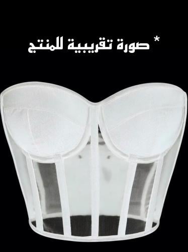 كروسيه شفاف ابيض