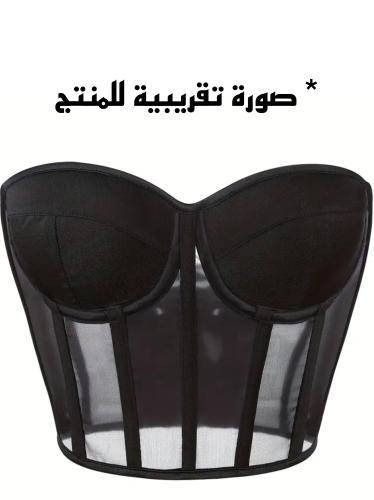كروسيه شفاف اسود