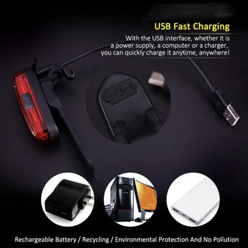 انارة دراجات فلشر احمر ذكي