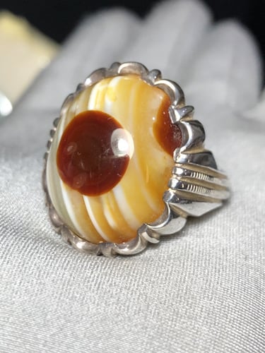 خاتم فضه بحجر سليماني هندي