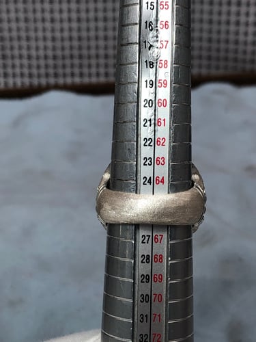 خاتم فضه بحجر العقيق اليماني صياغه بحرينيه حماده v...