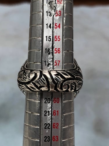 خاتم فضه بحجر العقيق اليماني صياغه بحرينيه gc2(غلا...