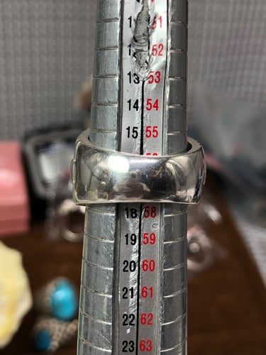 خاتم فضه بحجر الكيانيت صياغه بحرينيه (حماده vip) m...