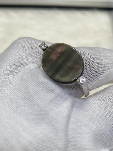 خاتم فضه موديل ايطالي