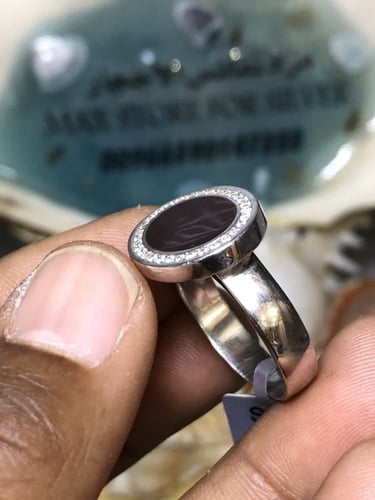 خاتم فضه موديل ايطالي