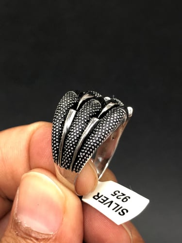 خاتم فضه عصري عيار 925