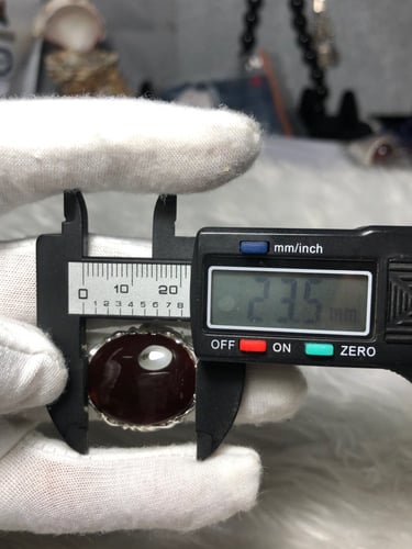 خاتم فضه بحجر العقيق اليماني