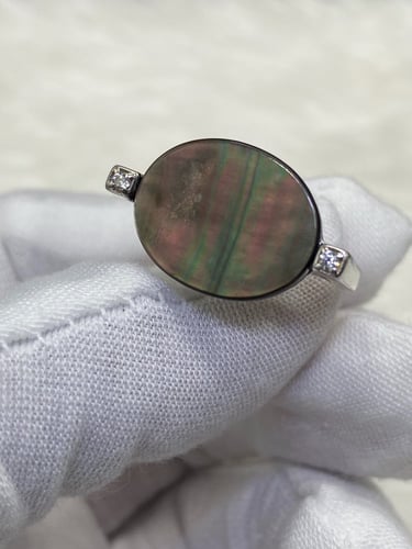 خاتم فضه موديل ايطالي