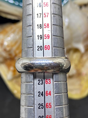 خاتم الفضة بحجر عقيق يماني زعفراني من النوادر بصيا...