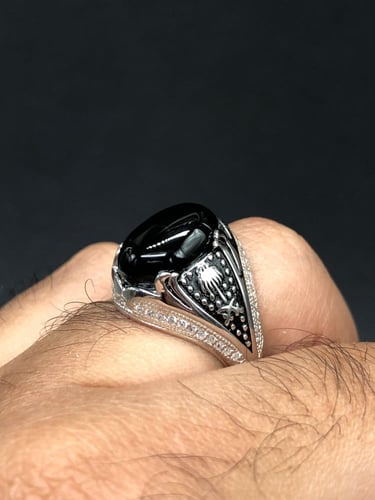 خاتم الفضه العصري عيار 925