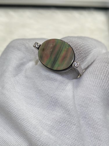 خاتم فضه موديل ايطالي