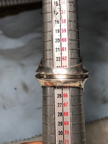 خاتم فضه بحجر العقيق اليماني الزعفراني بصياغة يدوي...