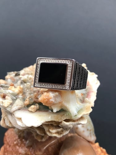 خاتم فضه عصري عيار 925