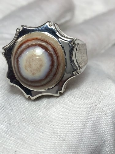 خاتم فضه بالحجر السليماني صياغه بحرينيه (حماده vip...