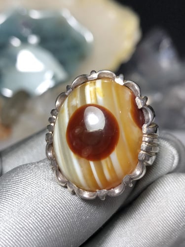 خاتم فضه بحجر سليماني هندي