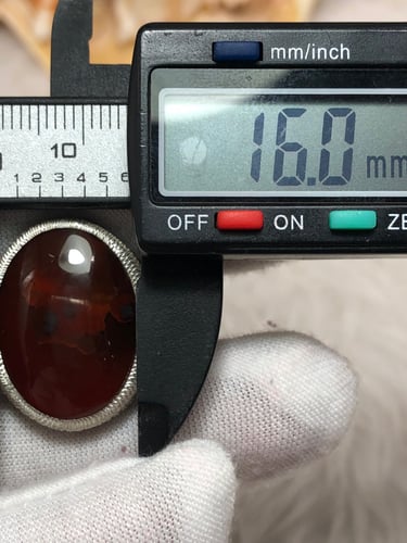 خاتم فضه بحجر العقيق اليماني صياغه بحرينيه (غلام)