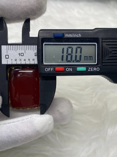 خاتم فضه بحجر العقيق اليماني صياغه ايرانيه