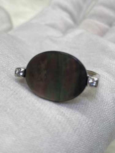 خاتم فضه موديل ايطالي