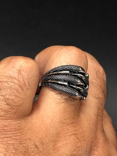 خاتم فضه عصري عيار 925