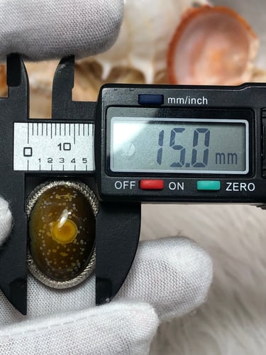 خاتم فضه بحجر سليماني هندي صياغه حفر ثقيل ( غلام)