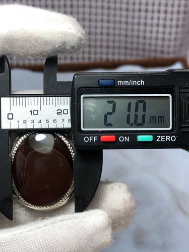 خاتم فضه بحجر العقيق اليماني صياغه بحرينيه حماده v...