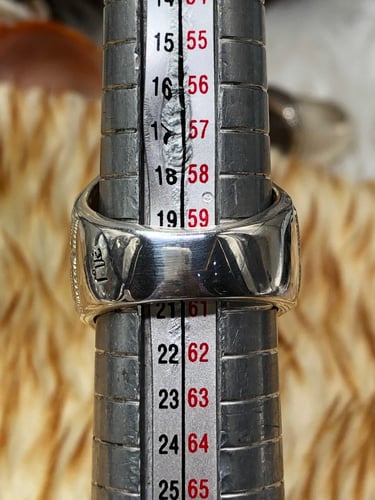 خاتم فضه بحجر الجاد البورمي صياغه غلام gl 051