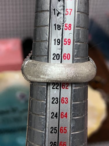 خاتم فضه بحجر سليماني هندي صياغه بحرينيه ( حماده v...