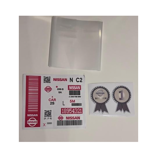 بكج استيكرات نيسان مع كيس دركسون