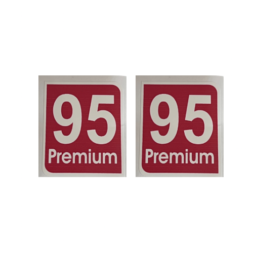 2 استيكر بنزين 95