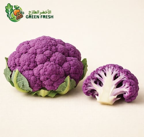 Purple cauliflower (flower)