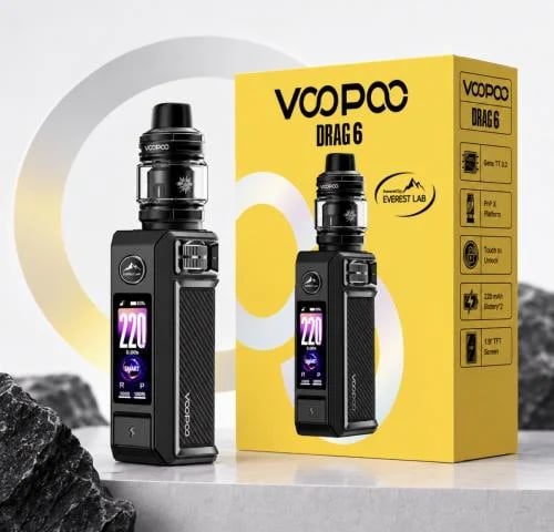جهاز شيشة دراق 6 voopoo drag
