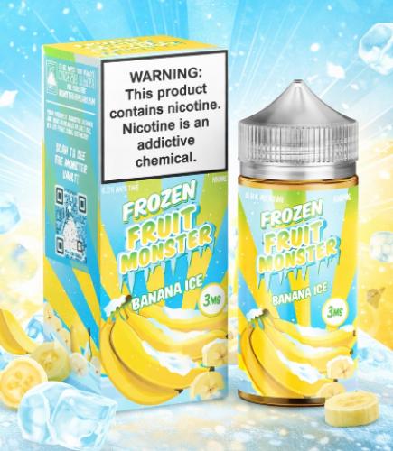 Frozen fruit with banana flavor from Jam Monster c...