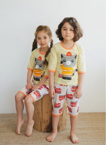 بجامه شورت fire cat