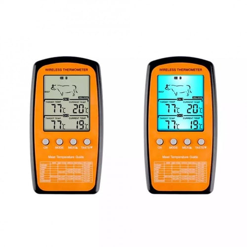 ميزان حرارة “ تِرْمُومِتْر” مزدوج مزود بإضاءة خلفي...