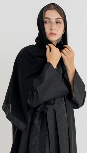 عبايه قماش تفته