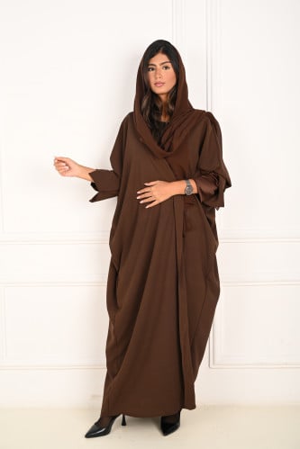 عبايه لف قماش كريب