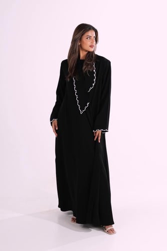 عباية نص كلوش شك يدوي