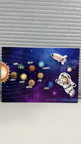لوحة الفضاء مجسمة