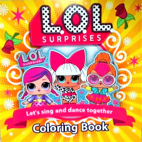 حزمة من 12 دفتر تلوين LOL