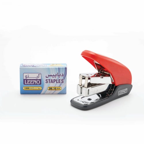 دباسة مع دبابيس LE-1918 ( لون المقبض اخضر فاتح )