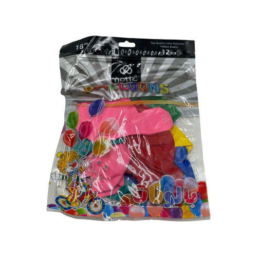 بالونات ملونة كبيرة الحجم – Notic (12 حبة)