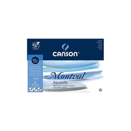 Canson Montval Wirebound Sketchbook, 300g Watercol...