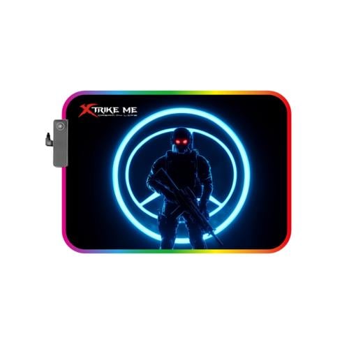 ماوس باد مايكروفايبر بحواف (LED)- XTRIKE ME - MP-6...