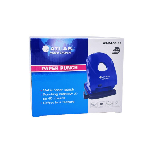 خرامة ورق معدنية من أطلس - أزرق AS-P40C-BE