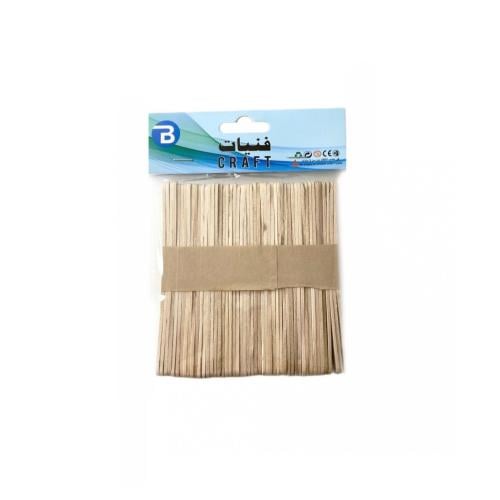 أعواد أسكريم خشبية - 11.5x1 سم - بوكي