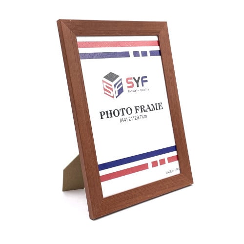 برواز للصور (A4) - إطار بشكل خشبي - SYF