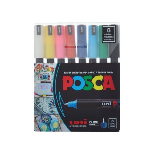 الوان ماركر بوسكا لجميع الاسطح فائق الدقة 0.7 ملم